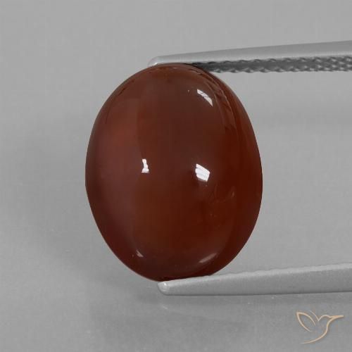 7.55ct Natural Pecan Brown Hessonite Garnet, Oval, Translucent