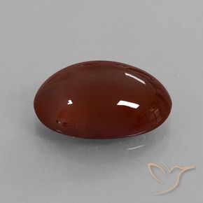 7.29 ct Brown Hessonite Garnet Stone, Natural Hessonite Garnet in Oval Cabochon Shape for Sale