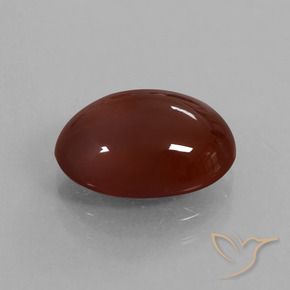 6.64 ct Brown Hessonite Garnet Stone, Natural Hessonite Garnet in Oval Cabochon Shape for Sale