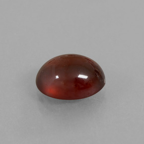 2.77 ct Orange Hessonite Garnet Stone, Natural Hessonite Garnet in Oval Cabochon Shape for Sale