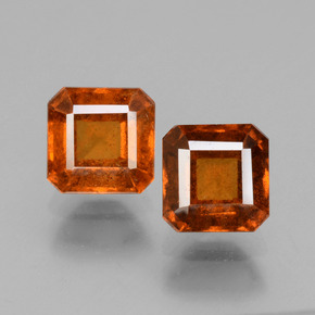 1.5ct Octagon Facet Cinnamon Orange Hessonite Garnet for sale thumb image of 1.5ct Octagon Facet Cinnamon Orange Hessonite Garnet (ID: 431200)