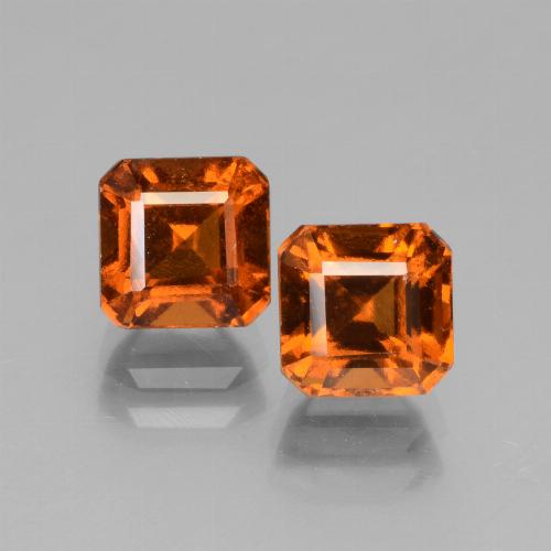tieforange Hessonit-Granat Edelstein - 1.8ct Oktagon facettiert (ID: 431238)