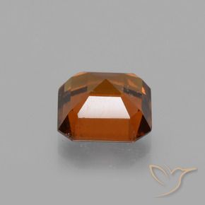 Hessonite Garnet Gemstone in 7 x 7 mm (calibrated) Size for Sale, Hessonite Garnet Stone in Deep Orange Color