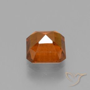 Hessonite Garnet Gemstone in 7 x 7 mm (calibrated) Size for Sale, Hessonite Garnet Stone in Fire Orange Color