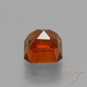 Hessonite Garnet Gemstone in 7 x 7 mm (calibrated) Size for Sale, Hessonite Garnet Stone in Deep Orange Color
