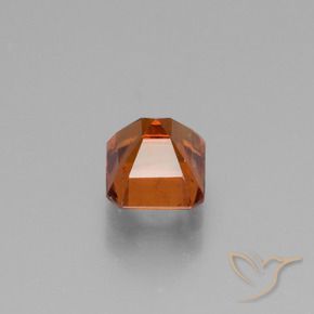 Hessonite Garnet Gemstone in 5.7 x 5.6 mm Size for Sale, Hessonite Garnet Stone in Deep Orange Color