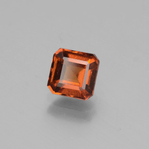 1.15 ct Orange Hessonite Garnet Stone, Natural Hessonite Garnet in Octagon Facet Shape for Sale