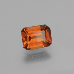 1.46 ct Orange Hessonite Garnet Stone, Natural Hessonite Garnet in Octagon Facet Shape for Sale