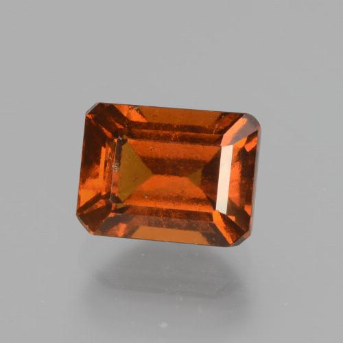 Arancione scuro Granato essonite Gem - 2.5ct Sfaccettatura ottagonale (ID: 431528)