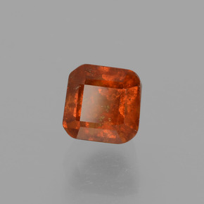 1.22 ct Orange Hessonite Garnet Stone, Natural Hessonite Garnet in Octagon Facet Shape for Sale