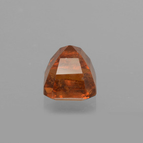 Hessonite Garnet Gemstone in 5.1 x 5 mm Size for Sale, Hessonite Garnet Stone in Cinnamon Orange Color