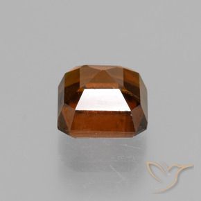 Hessonite Garnet Gemstone in 6 x 6 mm (calibrated) Size for Sale, Hessonite Garnet Stone in Amber Orange Color