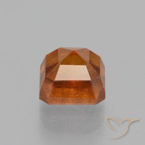Hessonite Garnet Gemstone in 6 x 6 mm (calibrated) Size for Sale, Hessonite Garnet Stone in Medium Orange Color