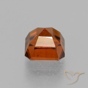 Hessonite Garnet Gemstone in 6 x 6 mm (calibrated) Size for Sale, Hessonite Garnet Stone in Deep Orange Color