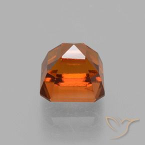 Hessonite Garnet Gemstone in 6 x 6 mm (calibrated) Size for Sale, Hessonite Garnet Stone in Dark Orange Color