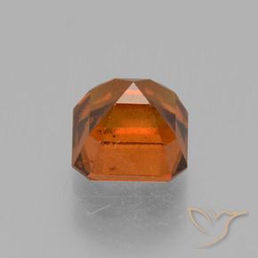 Hessonite Garnet Gemstone in 6 x 6 mm (calibrated) Size for Sale, Hessonite Garnet Stone in Amber Orange Color