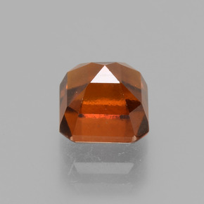 Hessonite Garnet Gemstone in 6 x 6 mm Size for Sale, Hessonite Garnet Stone in Cinnamon Orange Color