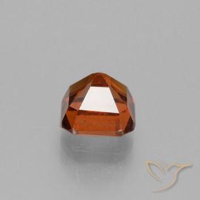 Hessonite Garnet Gemstone in 6 x 6 mm (calibrated) Size for Sale, Hessonite Garnet Stone in Amber Orange Color