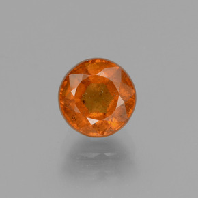 1.4ct Round Facet Cinnamon Orange Hessonite Garnet for sale thumb image of 1.4ct Round Facet Cinnamon Orange Hessonite Garnet (ID: 432957)