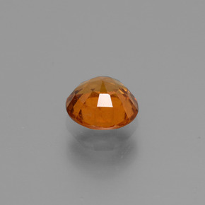 Hessonite Garnet Gemstone in 6.5 mm (calibrated) Size for Sale, Hessonite Garnet Stone in Cinnamon Orange Color