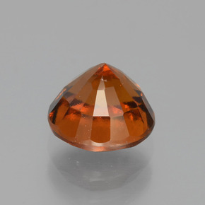 Hessonite Garnet Gemstone in 7 mm (calibrated) Size for Sale, Hessonite Garnet Stone in Cinnamon Orange Color