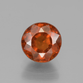 1.5ct Round Facet Cinnamon Orange Hessonite Garnet for sale thumb image of 1.5ct Round Facet Cinnamon Orange Hessonite Garnet (ID: 433109)