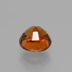 Hessonite Garnet Gemstone in 6.1 mm Size for Sale, Hessonite Garnet Stone in Cinnamon Orange Color
