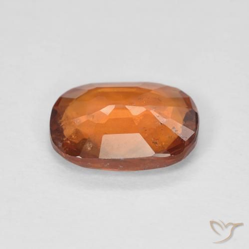 Hessonite Garnet Gemstone in 9 x 7 mm (calibrated) Size for Sale, Hessonite Garnet Stone in Yellowish Orange Color