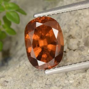 2.5ct Cushion-Cut Orange Hessonite Garnet for sale thumb image of 2.5ct Cushion-Cut Orange Hessonite Garnet (ID: 497061)