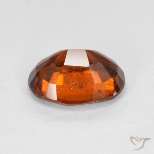 Hessonite Garnet Gemstone in 9 x 7 mm (calibrated) Size for Sale, Hessonite Garnet Stone in Dark Orange Color