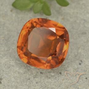 1.80 ct Orange Hessonite Garnet Stone, Natural Hessonite Garnet in Cushion-Cut Shape for Sale