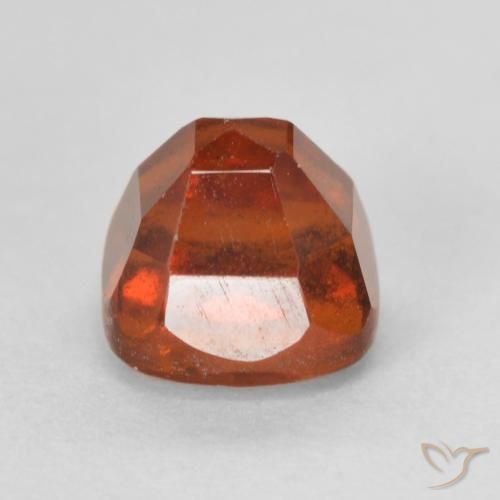 Hessonite Garnet Gemstone in 6 x 6 mm (calibrated) Size for Sale, Hessonite Garnet Stone in Reddish Orange Color