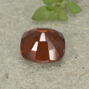 Hessonite Garnet Gemstone in 7 x 7 mm (calibrated) Size for Sale, Hessonite Garnet Stone in Amber Orange Color