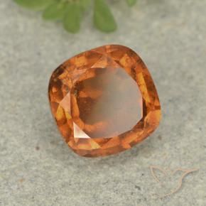 1.92 ct Orange Hessonite Garnet Stone, Natural Hessonite Garnet in Cushion-Cut Shape for Sale