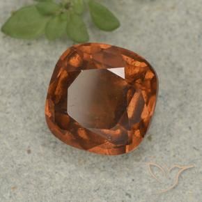 1.86 ct Orange Hessonite Garnet Stone, Natural Hessonite Garnet in Cushion-Cut Shape for Sale