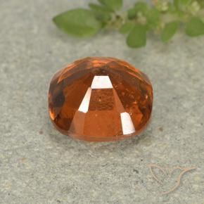 Hessonite Garnet Gemstone in 7 x 7 mm (calibrated) Size for Sale, Hessonite Garnet Stone in Yellowish Orange Color