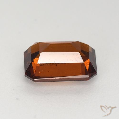 Hessonite Garnet Gemstone in 8.6 x 6.4 mm Size for Sale, Hessonite Garnet Stone in Medium Orange Color