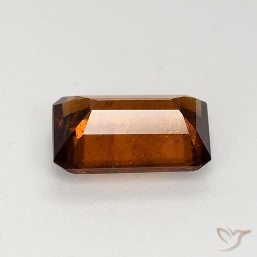 Hessonite Garnet Gemstone in 9 x 6 mm (calibrated) Size for Sale, Hessonite Garnet Stone in Deep Orange Color