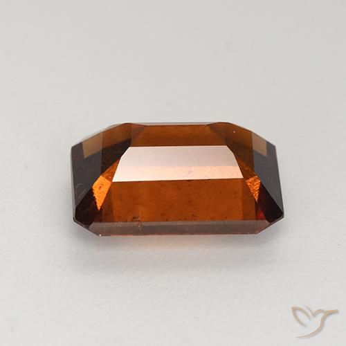 Hessonite Garnet Gemstone in 9.2 x 6.5 mm Size for Sale, Hessonite Garnet Stone in Deep Orange Color