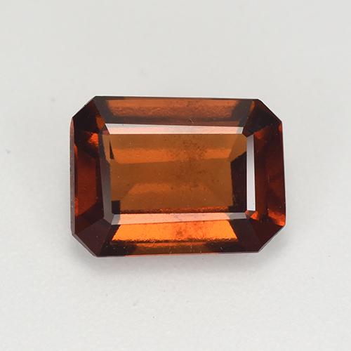 2.23 ct Orange Hessonite Garnet Stone, Natural Hessonite Garnet in Octagon Step Cut Shape for Sale