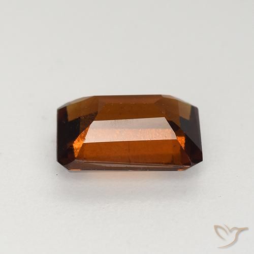 Hessonite Garnet Gemstone in 8.5 x 6.2 mm Size for Sale, Hessonite Garnet Stone in Deep Orange Color