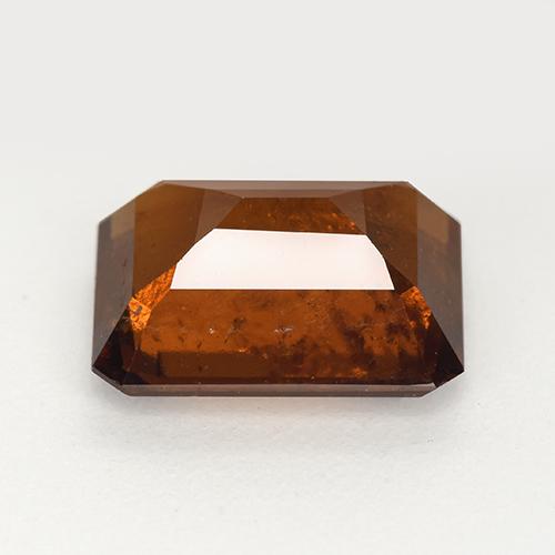 Hessonite Garnet Gemstone in 10.8 x 8.2 mm Size for Sale, Hessonite Garnet Stone in Deep Orange Color
