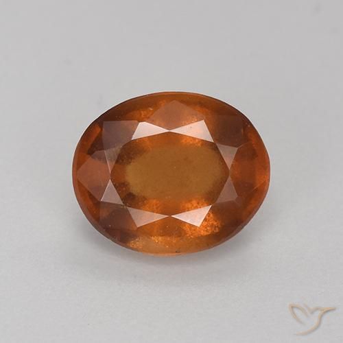 1.91ct Natural Dark Orange Hessonite Garnet, Oval, VS-SI