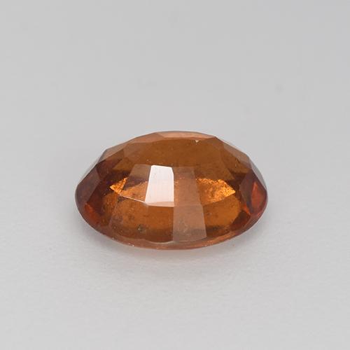 Hessonite Garnet Gemstone in 8.9 x 7.3 mm Size for Sale, Hessonite Garnet Stone in Medium Brown Color