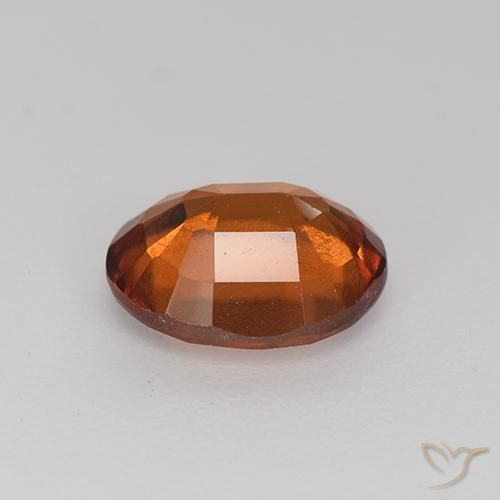 Hessonite Garnet Gemstone in 9 x 7 mm (calibrated) Size for Sale, Hessonite Garnet Stone in Warm Brown Color