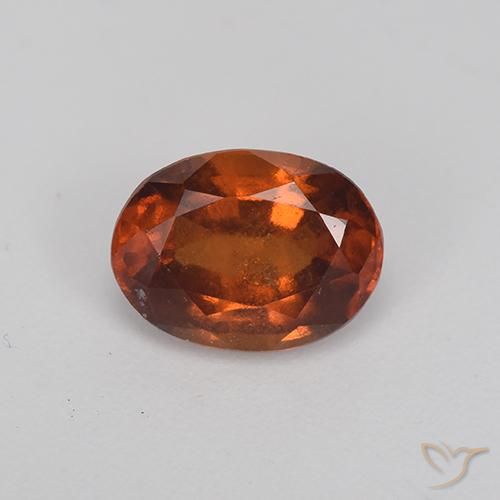 1.92 ct Brown Hessonite Garnet, 8.4 x 6.3 mm Oval Cut From Madagascar, Photo A