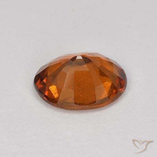 Hessonite Garnet Gemstone in 9 x 7 mm (calibrated) Size for Sale, Hessonite Garnet Stone in Deep Orange Color