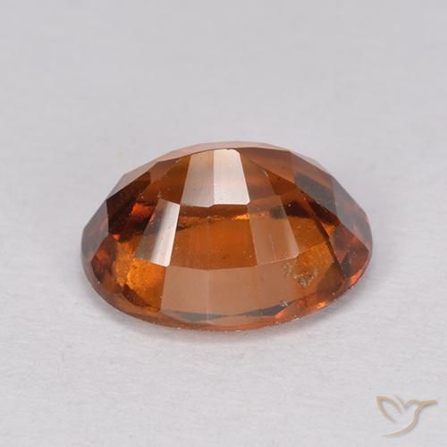 Hessonite Garnet Gemstone in 9 x 7 mm (calibrated) Size for Sale, Hessonite Garnet Stone in Deep Orange Color