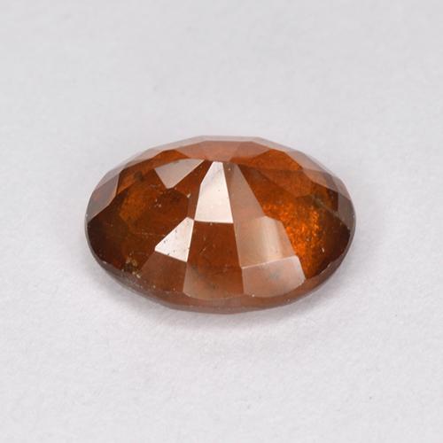 Hessonite Garnet Gemstone in 8.4 x 7 mm Size for Sale, Hessonite Garnet Stone in Orange Color