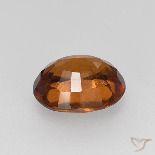 Hessonite Garnet Gemstone in 9 x 7 mm (calibrated) Size for Sale, Hessonite Garnet Stone in Orangeish Brown Color
